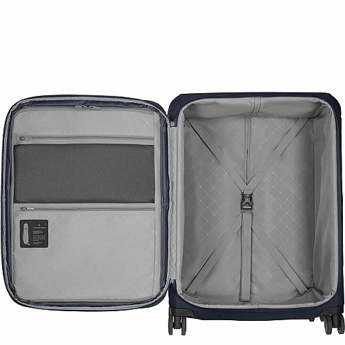 Чемодан Victorinox Travel Connex SS Deep Lake2 L Exp. на 4 колесах, 96/106 л, синяя