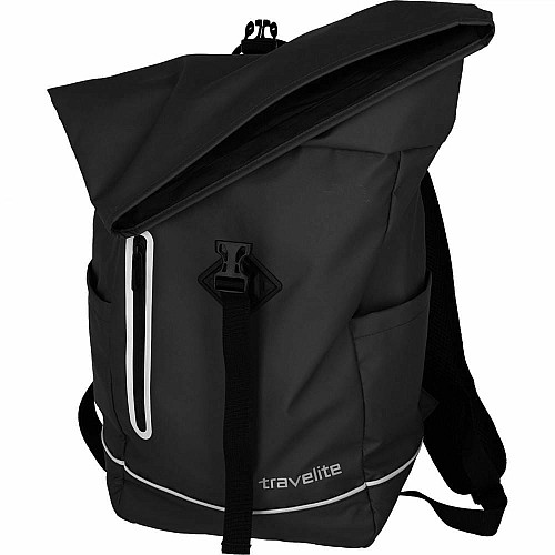 Рюкзак Travelite Basics Black Rollup, черный