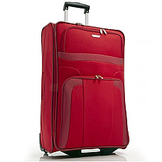 Валіза Travelite Orlando Red L на 2 колесах, червона
