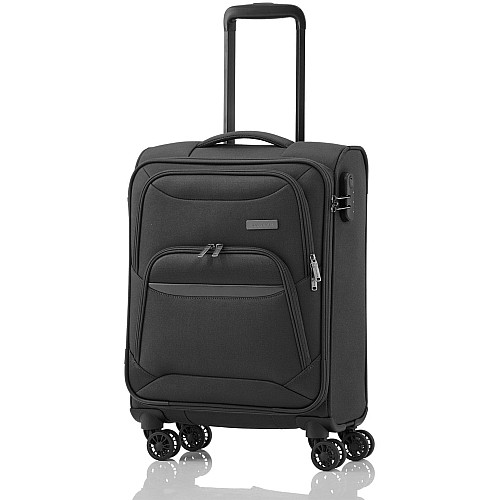 Чемодан Travelite Kendo на 4 колесах S Черн. (33л,2,6кг) (39x55x20см)