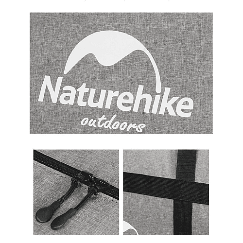 Сумка-баул для хранения портативная Naturehike NH17S021-M, 45 л, темно-серый