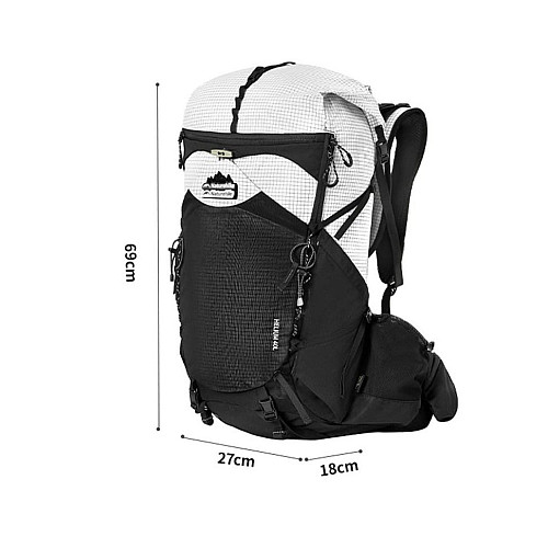 Рюкзак туристичний Naturehike CNK2450XB016, 40 л, чорний, M