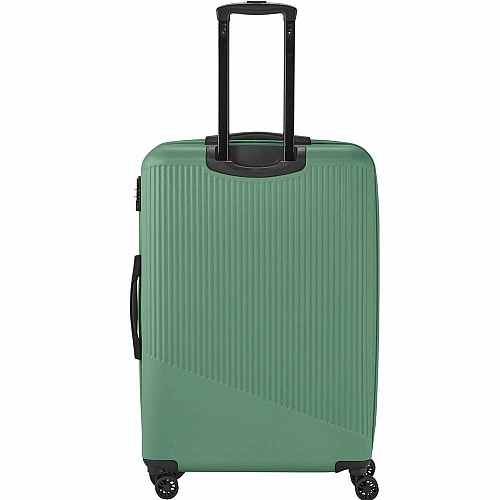 Чемодан Travelite Bali Green L на 4 колесах, зеленый