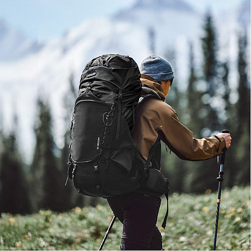 Рюкзак туристичний Naturehike CNK2450XB014, 70 л, чорний, M