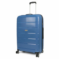 Чемодан Travelite Paklite Mailand Deluxe Bright Blue L на 4 колесах, синяя
