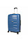Чемодан Travelite Paklite Mailand Deluxe Bright Blue L на 4 колесах, синяя