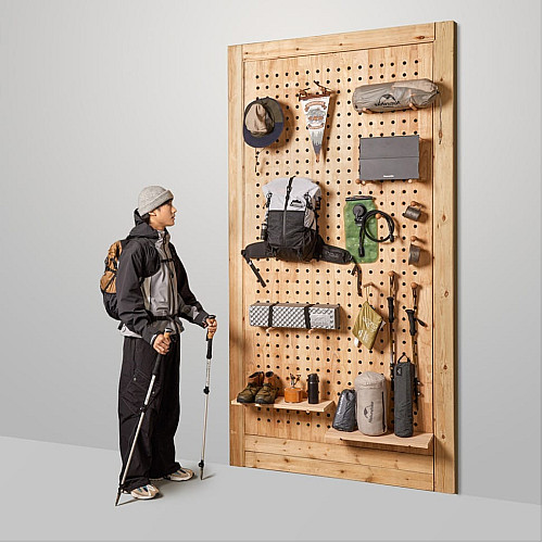 Рюкзак туристичний Naturehike CNK2300016, 30+5 л, коричневий