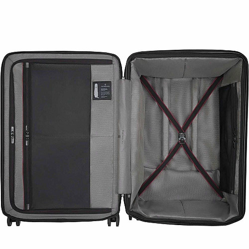 Чемодан Victorinox Spectra 3.0 Black L Exp. на 4 колесах, 103/143 л, черная