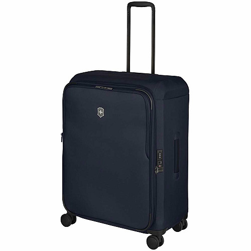 Чемодан Victorinox Travel Connex SS Deep Lake2 L Exp. на 4 колесах, 96/106 л, синяя