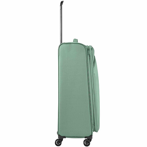 Валіза Travelite Croatia Mint L exp на 4 колесах, м'ятна