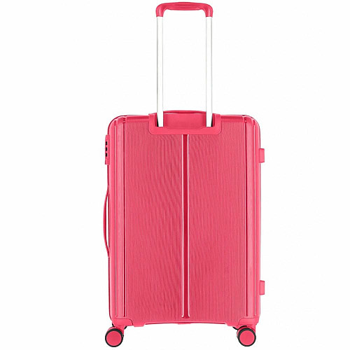 Чемодан Travelite Vaka Cyclam L на 4 колесах, розовый