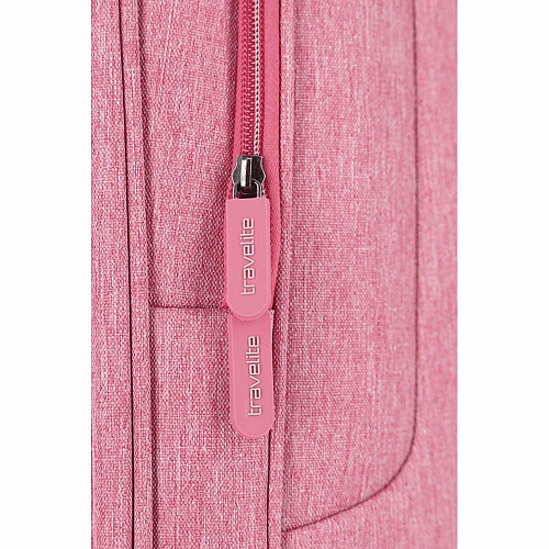 Чемодан Travelite Boja Pink L на 4 колесах, розовый