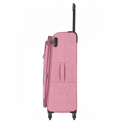 Чемодан Travelite Boja Pink L на 4 колесах, розовый