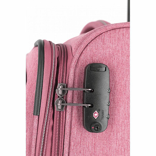 Чемодан Travelite Boja Pink L на 4 колесах, розовый