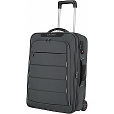 Валіза Travelite Skaii Anthracite S exp на 2 колесах, сіра