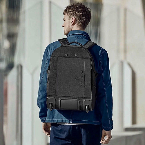 Рюкзак Victorinox Travel Vx Sport EVO Deep Lake на 2 колесах, 37 л, синий