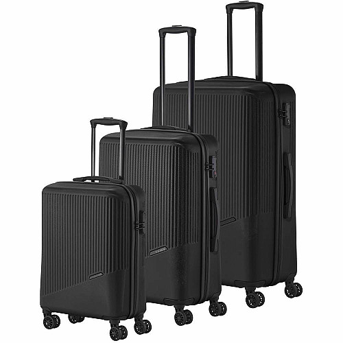 Валіза Travelite Bali Black M на 4 колесах, чорна