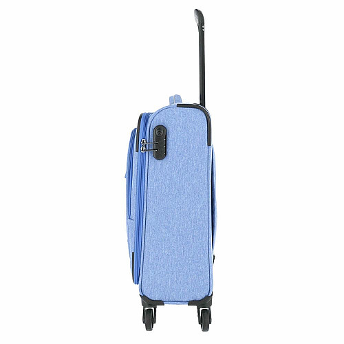 Чемодан Travelite Boja Blue S на 4 колесах, синяя