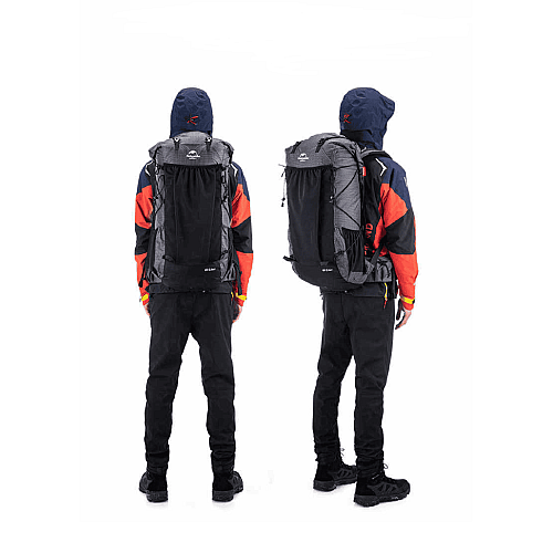 Рюкзак туристичний Naturehike Rock NH19BP095, 60+5 л, чорний
