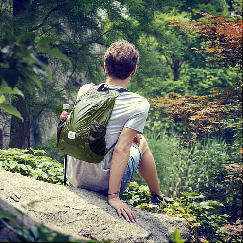 Рюкзак компактний надлегкий Naturehike Ultralight Naturehike NH17A012-B, 18 л, зелений