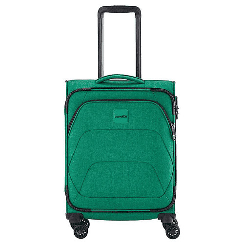 Чемодан Travelite Adria Green S на 4 колесах, зеленый