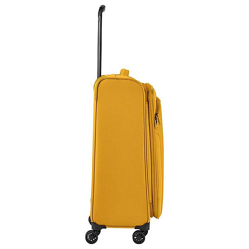 Валіза Travelite Croatia Curry М exp на 4 колесах, жовта