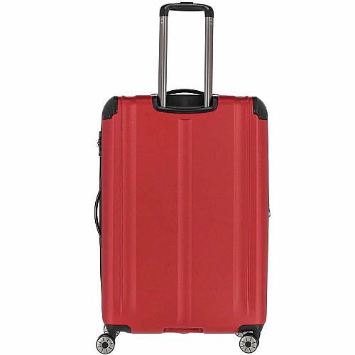 Валіза Travelite City Red L exр на 4 колесах, червона