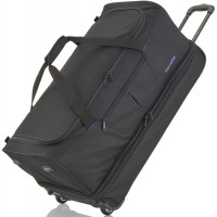 Дорожня сумка Travelite Basics Black L exp на 2 колесах, чорна