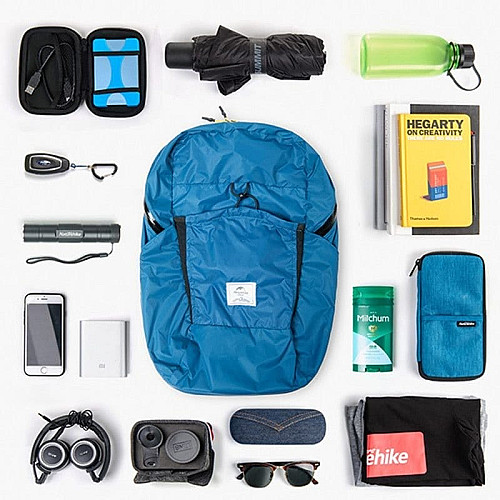 Рюкзак компактный Naturehike Ultralight NH17A017-B 22 л, черный