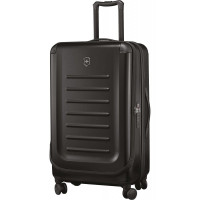 Валіза Victorinox Travel Spectra 2.0 Black L Exp. на 4 колесах, 77/112 л, чорна