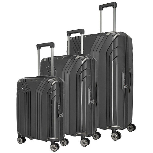 Чемодан Travelite Elvaa Black S на 4 колесах, черный