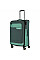 Чемодан Travelite Viia Green L exр на 4 колесах, зеленый