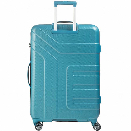 Чемодан Travelite Vector Turquoise L на 4 колесах, голубая