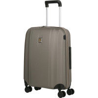 Чемодан Titan Xenon 19 на 4 колесах S с USB Беж. (38л,2,8кг) (40x55x20см)