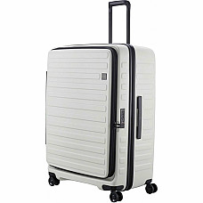 Валіза Lojel Cubo V4 Off White L Exp. на 4 колесах, біла