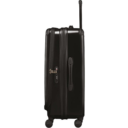 Чемодан Victorinox Travel Spectra 2.0 Black L Exp. на 4 колесах, 77/112 л, черная