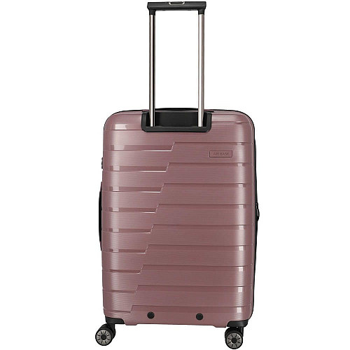 Чемодан Travelite Air Base Lilac M exp на 4 колесах, фиолетовый