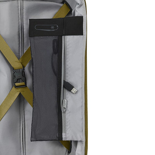 Чемодан Victorinox Travel Connex HS Mustard Global S Exp. на 4 колесах, 34/41 л, горчичная