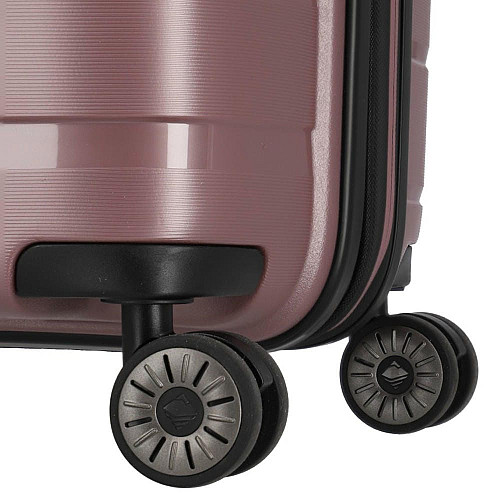 Чемодан Travelite Air Base Lilac M exp на 4 колесах, фиолетовый