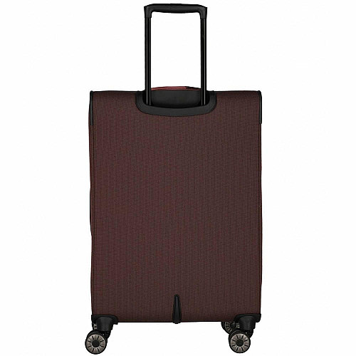 Чемодан Travelite Viia Rose L exр на 4 колесах, розовый