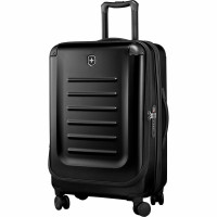 Валіза Victorinox Travel Spectra 2.0 Black М Exp. на 4 колесах, 62/91 л, чорна