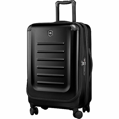 Чемодан Victorinox Travel Spectra 2.0 Black М Exp. на 4 колесах, 62/91 л, черная
