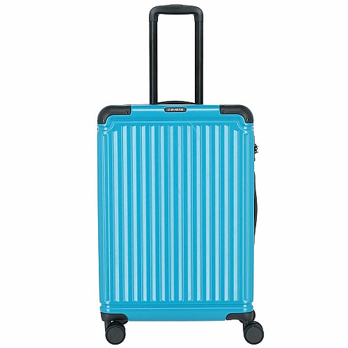 Валіза Travelite Cruise Turquoise М на 4 колесах, блакитна