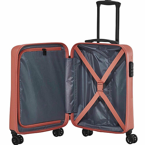 Чемодан Travelite Bali Coral S на 4 колесах, коралловый