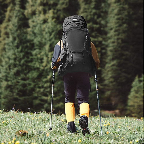 Рюкзак туристичний Naturehike CNK2450XB014, 70 л, чорний, L