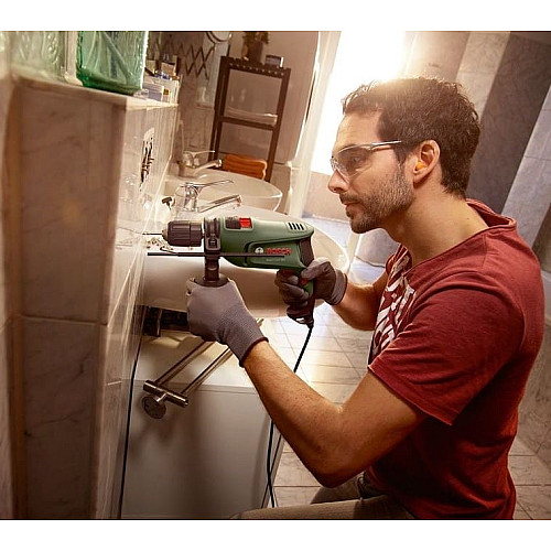 Дрель ударная Bosch EasyImpact 600 600Вт ШЗП 1-10мм 3000об·мин 1.7кг кейс