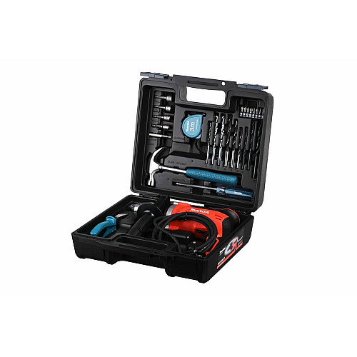 Дриль ударний Makita M8100KX2 710Вт зубчастий патрон 13мм 0-3200об/хв 1.8кг комплект ручного інструменту та оснастки