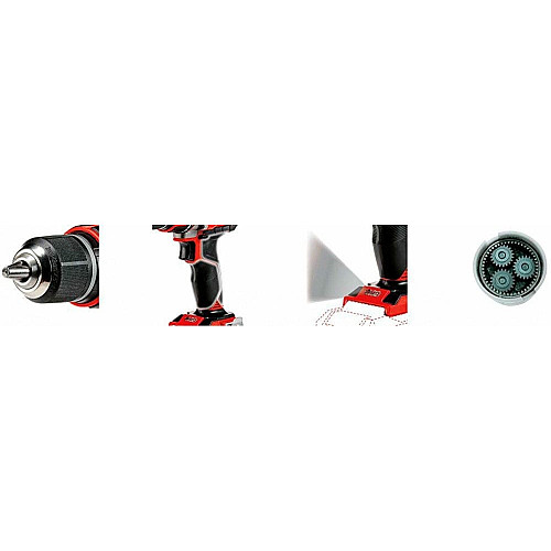 Шуруповерт-дрель аккумуляторная Einhell TP-CD 18/50 Li BL Solo 18В 50Нм 0-500·0-1800об·мин 2-13мм 1.1кг без АКБ и ЗП