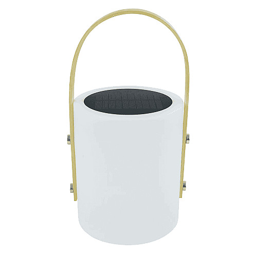 Ліхтар кемпінговий Bo-Camp Longford Solar 150 Lumen Bamboo/White