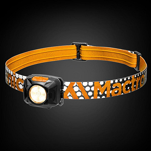 Фонарь налобный Mactronic Rebel (400 Lm) Cool/Warm White/Red LED Recharg Type-C (AHL0061UC)